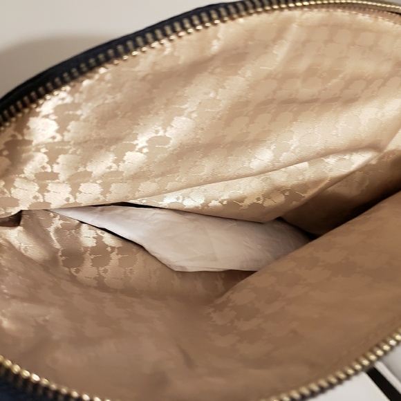 Karl Lagerfeld Paris Cara Navy Blue Nylon Backpack - Picture 6 of 6